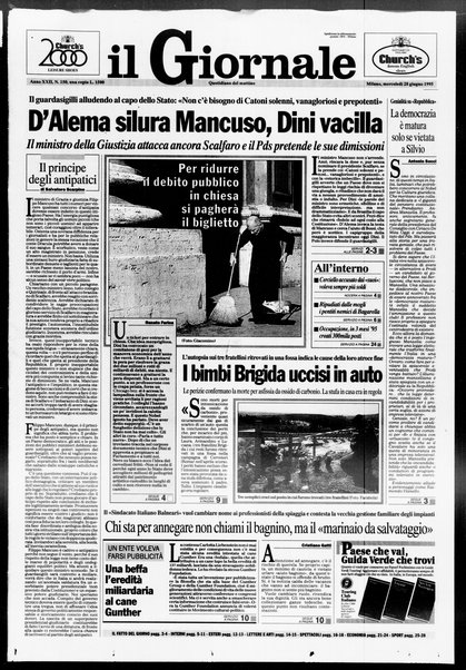 Il giornale : quotidiano del mattino